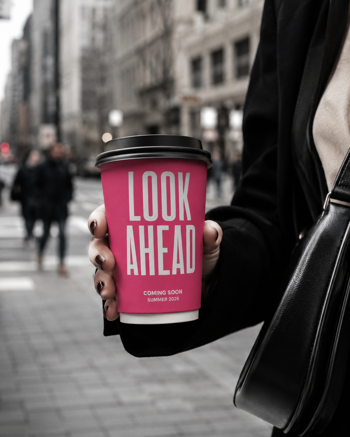 Look Ahead coffee cup campaign image